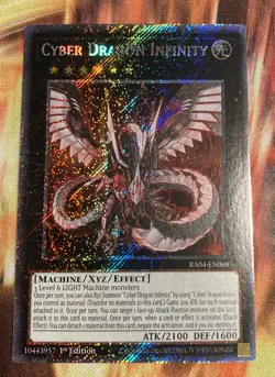 Yugioh! Cyber Dragon Infinity - RA04-EN068 - Platinum Secret Rare - 1st Edition - Image 1