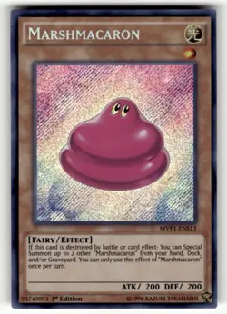 Yugioh - Marshmacaron MVP1-ENS13 1st Secret Rare NM - Image 1