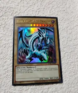 Blue-Eyes White Dragon Ultra Rare LCKC-EN001 LOB Yu-Gi-Oh NM/MINT - Image 2