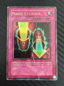 Yugioh Magic Cylinder IOC-SE2 Ultra Rare Limited Edition HEAVY DMG - Image 1