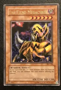 The Fiend Megacyber PSV-100 YuGiOh Pharaoh's Servant 2002 Ultra Rare HP - Image 1