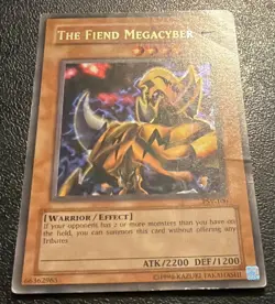 The Fiend Megacyber PSV-100 YuGiOh Pharaoh's Servant 2002 Ultra Rare HP - Image 2