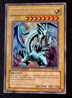 Blue Eyes White Dragon | BPT 2002 Collectors Tin | Secret Rare - Image 1