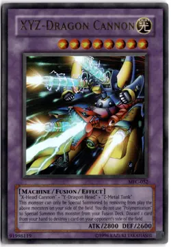 XYZ-Dragon Cannon Unlimited Ultra Rare MFC MFC-052 MP - Image 1