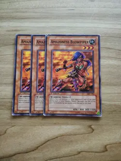 Yu-Gi-Oh! - Amazoness Blowpiper 3X - Complete Playset - Image 1