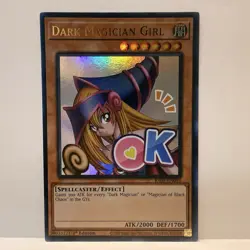 Dark Magician Girl RA05-EN084 Ultra Rare Stamped Yugioh Rarity Collection 5 - Image 1