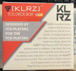 Brand New Open Never Used GEM Accessories KLRZ Goated TCG Deckbox Yugioh - Image 2