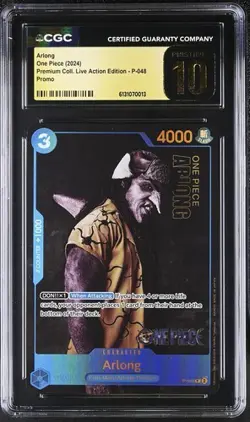 CGC 10 Pristine Arlong P-048 Promo One piece 2024 Premium Coll. Live Action - Image 1