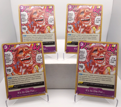It's to Die For Playset - OP08-076 x4 - PRB02 Reprint - One Piece TCG - English - Image 1