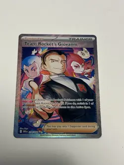 Team Rocket's Giovanni Special IR SV10: Destined Rivals 238/182 Custom - Image 2
