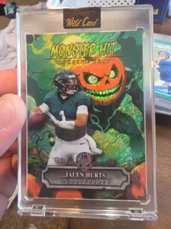 2025 Wild Card Haunted Hits Jalen Hurts 1/1.. Philadelphia Eagles - Image 1