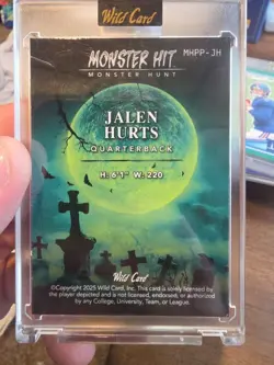 2025 Wild Card Haunted Hits Jalen Hurts 1/1.. Philadelphia Eagles - Image 2
