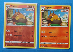 2x Pignite 024/163 (1 reverse holo) & 3x Tepig 023/163 Pokemon Battle Styles NM - Image 1