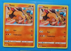 2x Pignite 024/163 (1 reverse holo) & 3x Tepig 023/163 Pokemon Battle Styles NM - Image 3