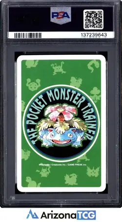 Pokemon 1996 Sandshrew 027 Queen Of Hearts Green Playing Card Japanese PSA 10 - Image 2