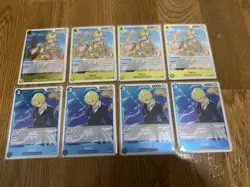 One Piece Card Game Sanji OP15-047 EB04-052 Lot x8 English Rare Foil - Image 2