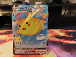 Flying Pikachu VMAX Full Art Celebrations NM Sleeved Pokemon Card Holo - Image 1