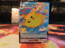 Flying Pikachu VMAX Full Art Celebrations NM Sleeved Pokemon Card Holo - Image 4