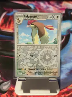 Pidgeotto 17/165 Reverse Holo MEW Scarlet & Violet 151 Pokemon Card NM - Image 1