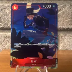 One Piece Sabo Character Card OP05-007 Foil 7000 Power Cost 6 PRB01 - Image 1
