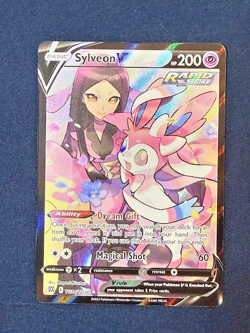 Sylveon V TG14/TG30 Trainer Gallery Brilliant Stars Pokemon Card NM - Image 1