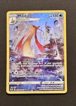 Milotic TG02/TG30 Full Art Trainer Gallery Silver Tempest Pokemon Card - Image 1