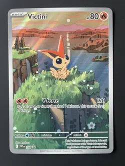 Victini 208 SV: Scarlet & Violet Black Star Promo Pokemon Card - Image 1