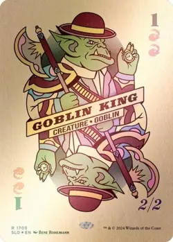 Goblin King (1705) (Rainbow Foil) -Foil Near Mint MTG Secret Lair - Image 1