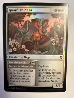 MTG-Foil- Guardian Naga - Commander Legends: Battle for Baldur's Gate NM 023/361 - Image 1