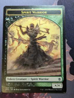 Token - Spirit Warrior - MTG - KTK - 010/013 - Image 1