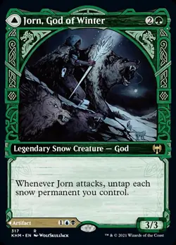 Jorn, God of Winter // Kaldring, the Rimestaff (Showcase) [Kaldheim] - Image 1