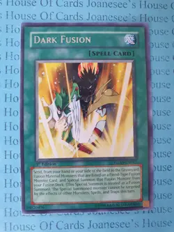 GLAS-EN047 Dark Fusion Rare Yu-Gi-Oh Card 1st Edition - Image 1