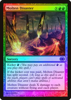 Molten Disaster FOIL Future Sight PLD Red Rare MAGIC GATHERING CARD ABUGames - Image 1