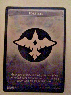 MTG Foretell 023/023 Token Khm Kaldheim Near Mint Pack Fresh!! - Image 1