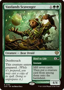 MTG - [SOS - 166 Foil] Vastlands Scavenger - Secrets of Strixhaven - Image 1