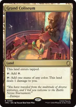 MTG - [TMC - 68] Grand Coliseum Normal Commander: Teenage Mutant Ninja Turtles - Image 1