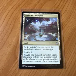Secluded Courtyard - N/M - The Lost Caverns of Ixalan Magic The Gathering MTG - Image 1
