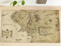 MTG Middle Earth Map Table Playmat TCG CCG Pad Trading Card Game Mat Mousepad - Image 1