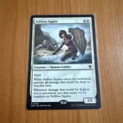 Selfless Squire - N/M - Murders At Karlov Manor - MTG Magic The Gathering - Image 1