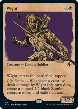 Wight (Showcase) Adventures in the Forgotten Realms NM Showcase CARD ABUGames - Image 1