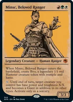 Minsc, Beloved Ranger (Showcase) Adventures in the Forgotten Realms NM ABUGames - Image 1