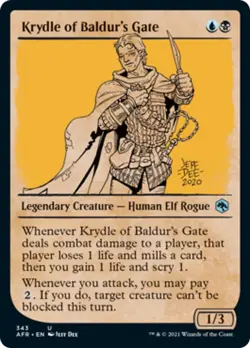 Krydle of Baldur's Gate (Showcase) Adventures in the Forgotten Realms NM - Image 1