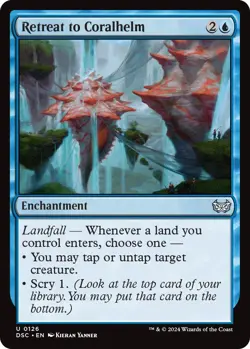 Retreat to Coralhelm [Duskmourn: House of Horror Commander] - Image 1