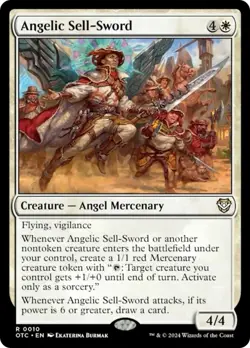 Angelic Sell-Sword [Outlaws of Thunder Junction Commander] - Image 1