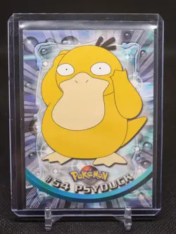 Topps Series 1 1999 TV Animation Ed PSYDUCK #54 Pokemon Character Card - Image 1