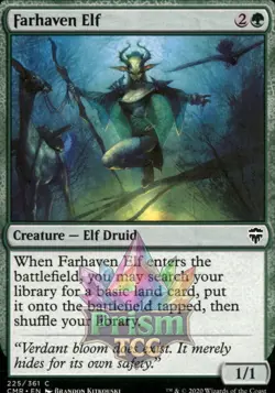 Farhaven Elf 225/361 Common Commander Legends MTG - Image 1