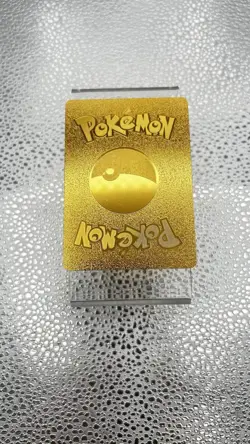 Pokemon Marvel Captain America & Braviary GX Tag Team Gold Foil Fan Art Card - Image 2