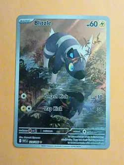 Pokemon Scarlet & Violet White Flare Blitzle 114/086 Illustration Rare - Image 1