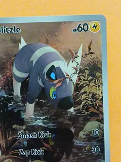 Pokemon Scarlet & Violet White Flare Blitzle 114/086 Illustration Rare - Image 3