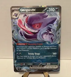 Pokemon Gengar ex Double Rare Holo SV05 Temporal Forces EX 310 HP 104/162 Card - Image 1